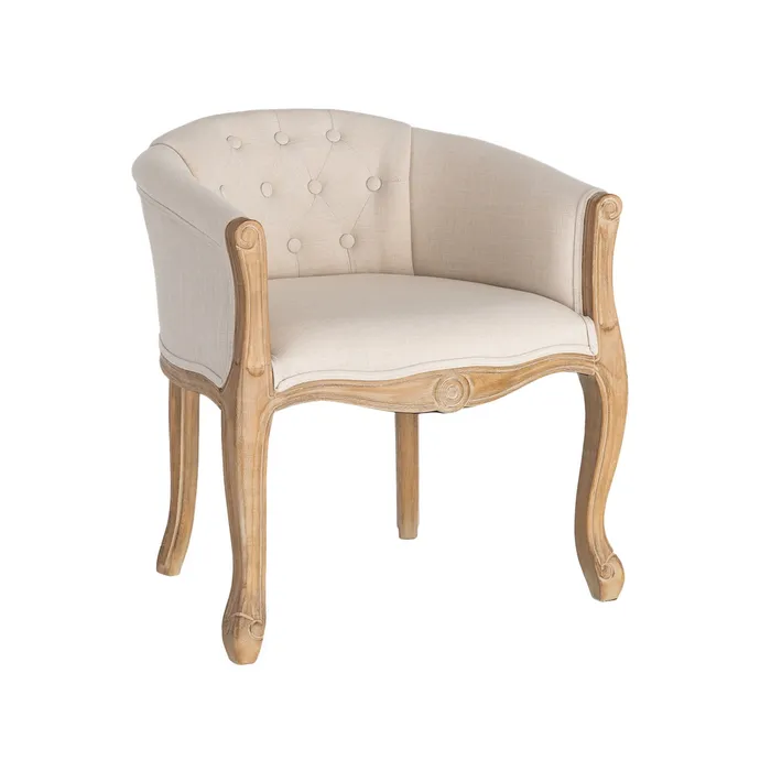 SILLÓN NATURAL-BLANCO TEJIDO-MADERA 50 X 63 X 69 CM - Imagen 12
