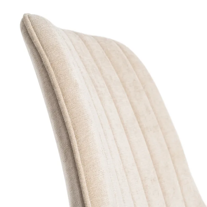 SILLA BEIGE TEJIDO-METAL CONTRACT 50 X 60 X 85 CM - Imagen 8