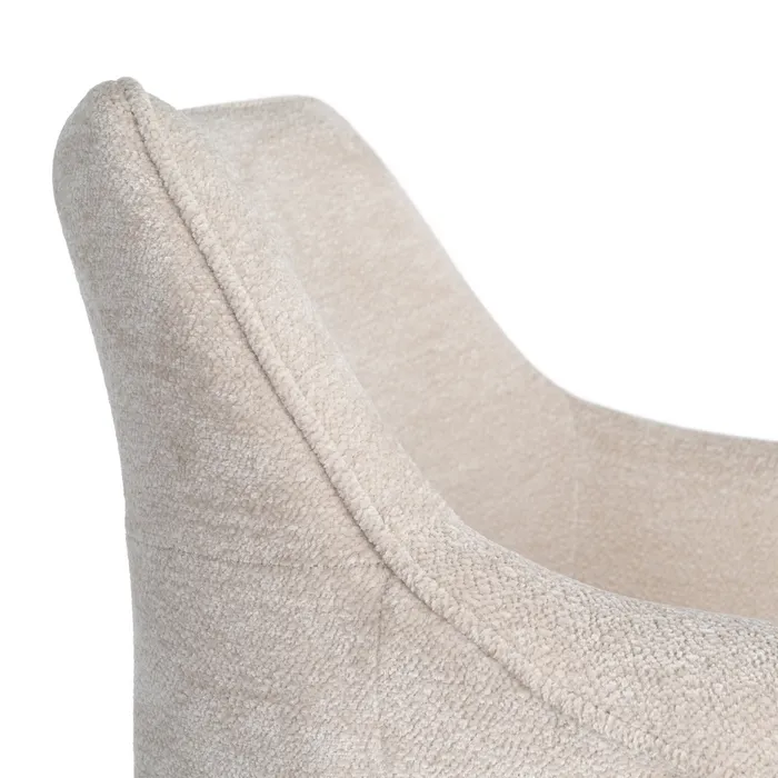 SILLA TAPIZADA GIRATORIA METAL CONTRACT 66 X 60 X 86 CM - Imagen 2
