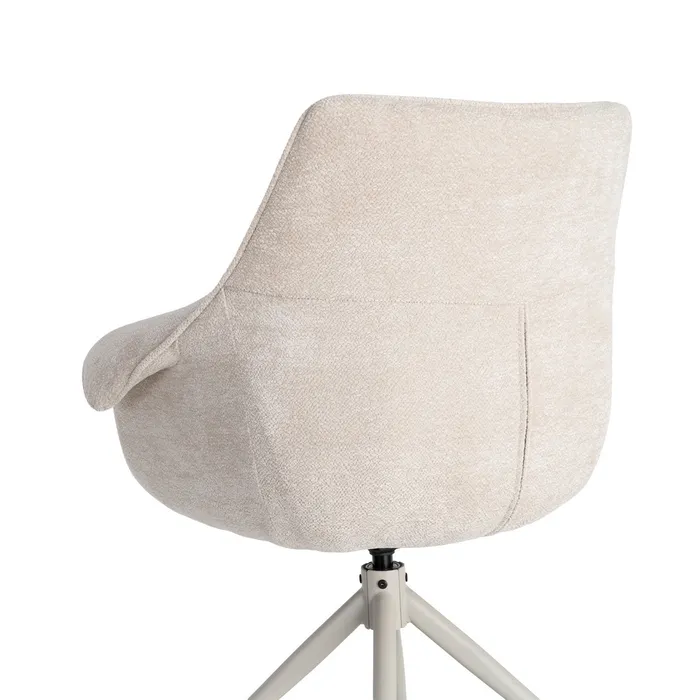 SILLA TAPIZADA GIRATORIA METAL CONTRACT 66 X 60 X 86 CM - Imagen 10