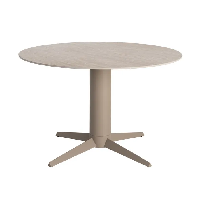MESA COMEDOR CERÁMICA-METAL 120 X 120 X 75 CM - Imagen 2