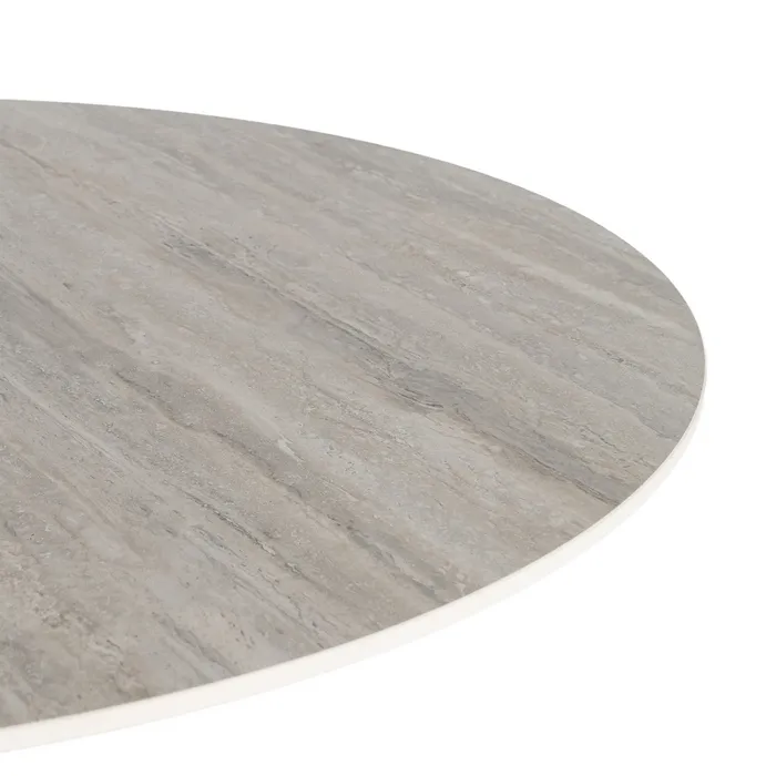 MESA COMEDOR CERÁMICA-METAL 120 X 120 X 75 CM - Imagen 4