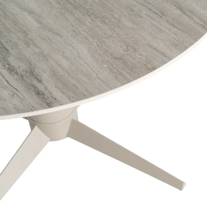 MESA COMEDOR CERÁMICA-METAL 120 X 120 X 75 CM - Imagen 5