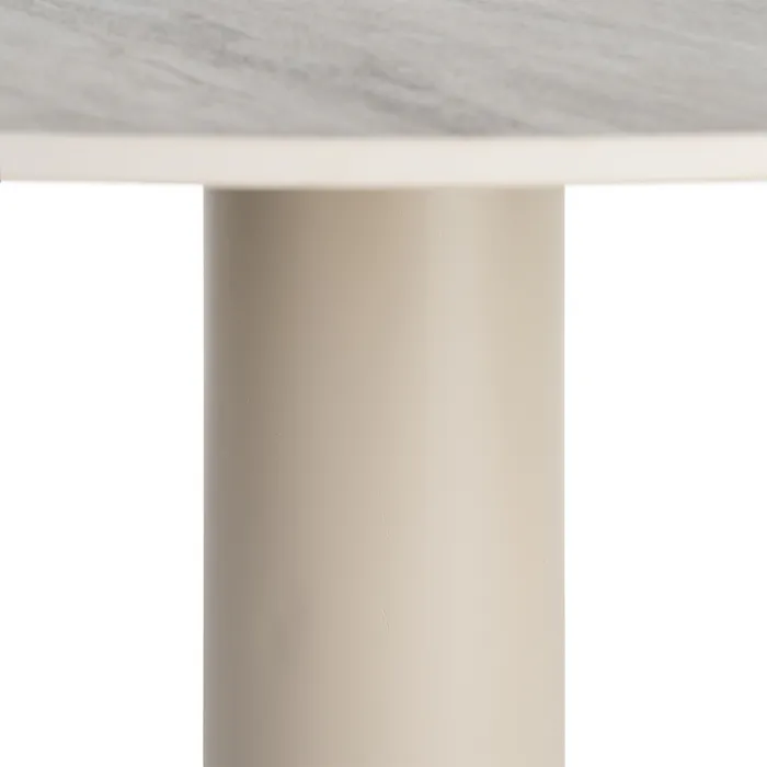 MESA COMEDOR CERÁMICA-METAL 120 X 120 X 75 CM - Imagen 6