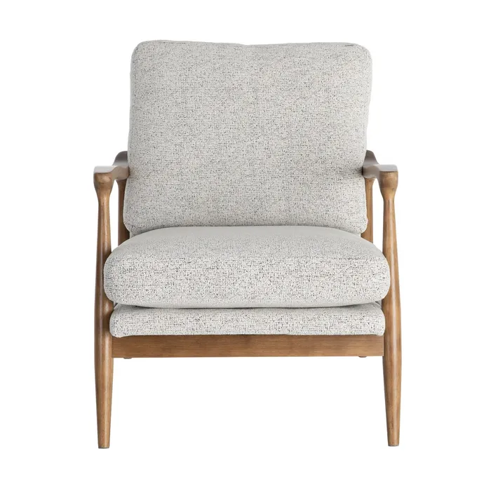 SILLÓN JASPEADO BLANCO-GRIS 72 X 86,50 X 86 CM - Imagen 6