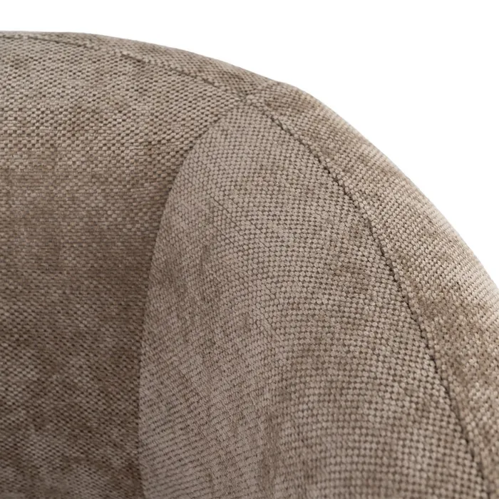 SILLÓN MARRÓN TEJIDO-MADERA 73 X 76,50 X 69 CM - Imagen 3