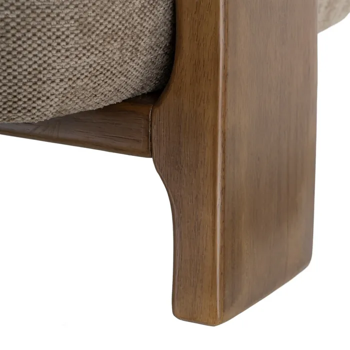 SILLÓN MARRÓN TEJIDO-MADERA 73 X 76,50 X 69 CM - Imagen 11