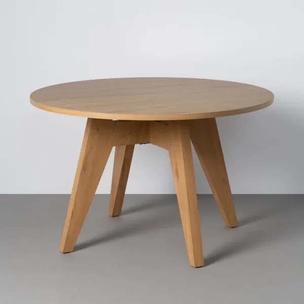 MESA COMEDOR REDONDA MDF 120 X 120 X 75 CM