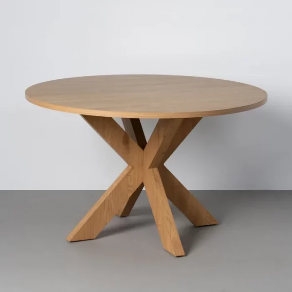 MESA COMEDOR REDONDA MDF 120 X 120 X 75 CM