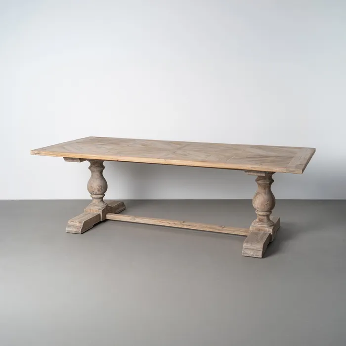 MESA COMEDOR MADERA DE PINO SALÓN 240 X 105 X 76 CM