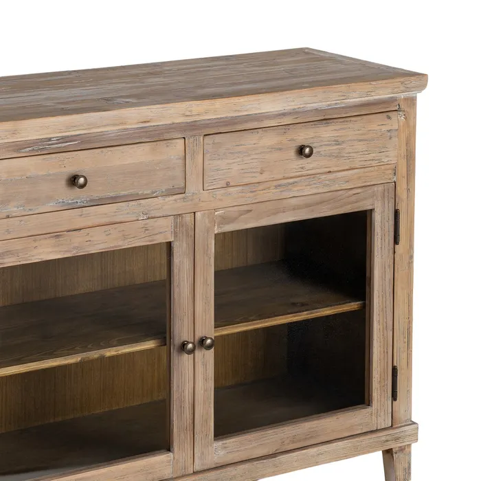 MUEBLE RECIBIDOR MADERA DE PINO SALÓN 110 X 42 X 88 CM - Imagen 2