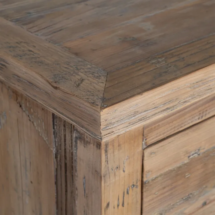 MUEBLE RECIBIDOR MADERA DE PINO SALÓN 110 X 42 X 88 CM - Imagen 3