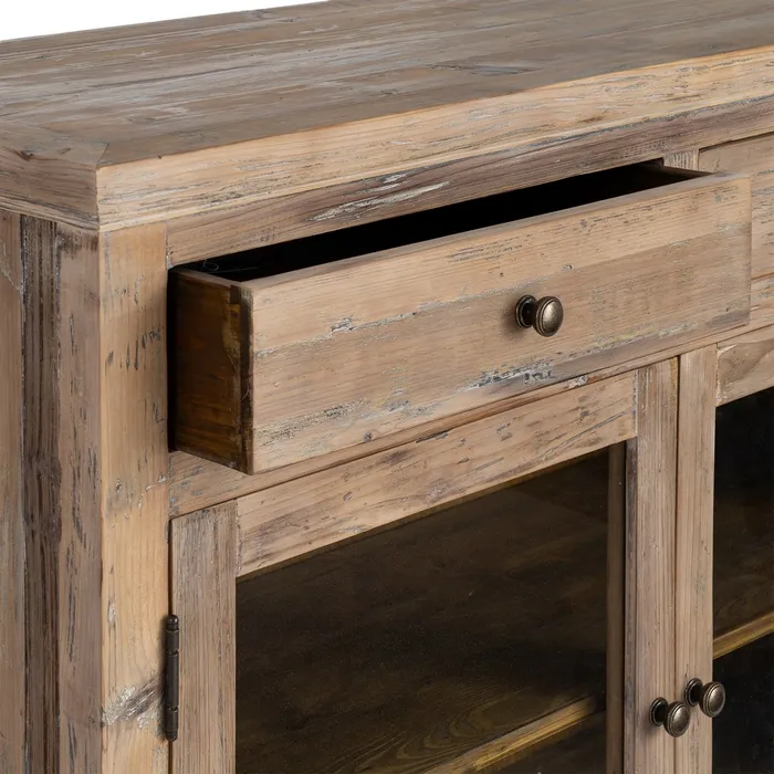 MUEBLE RECIBIDOR MADERA DE PINO SALÓN 110 X 42 X 88 CM - Imagen 4