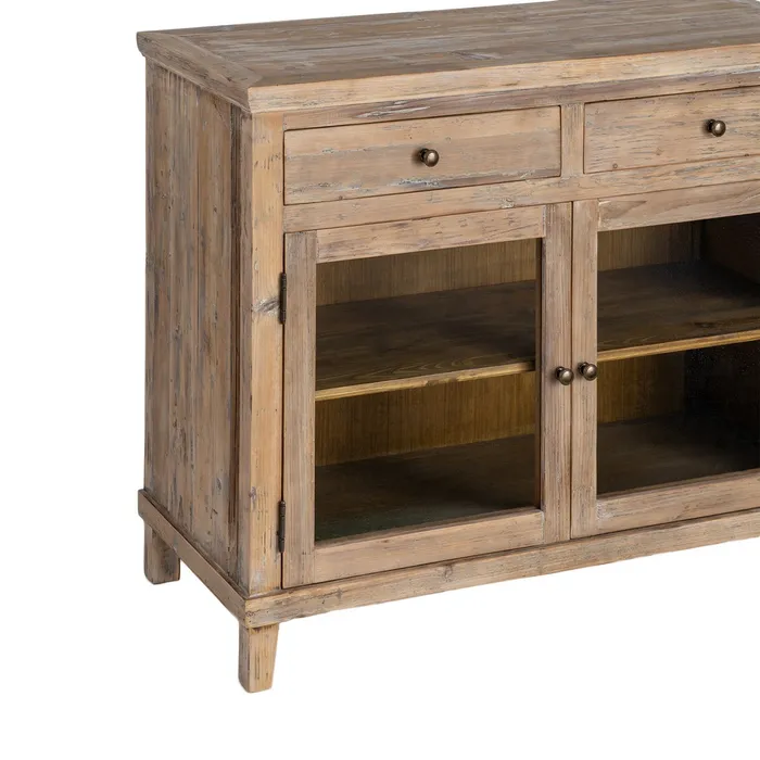MUEBLE RECIBIDOR MADERA DE PINO SALÓN 110 X 42 X 88 CM - Imagen 5