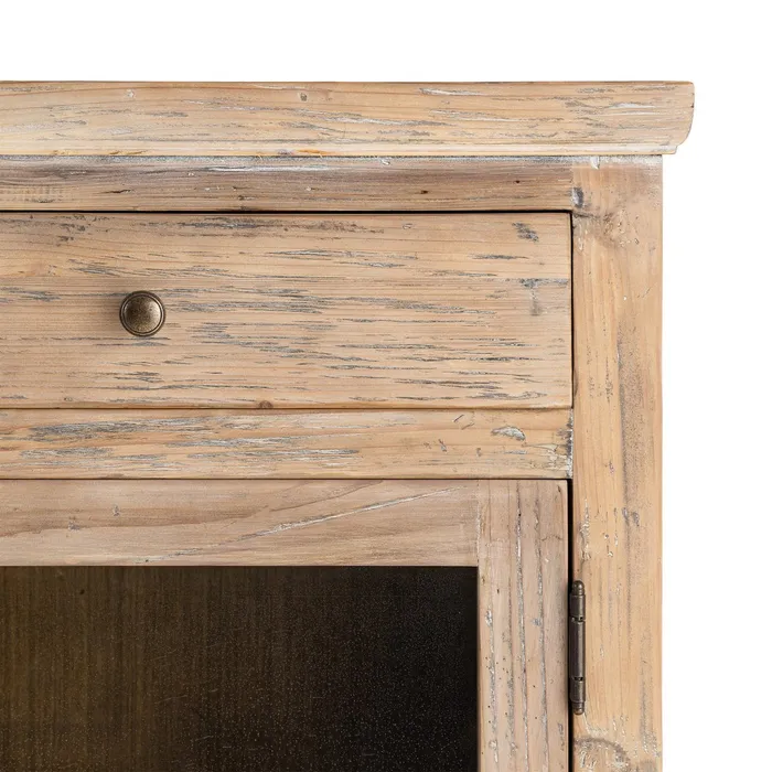MUEBLE RECIBIDOR MADERA DE PINO SALÓN 110 X 42 X 88 CM - Imagen 7