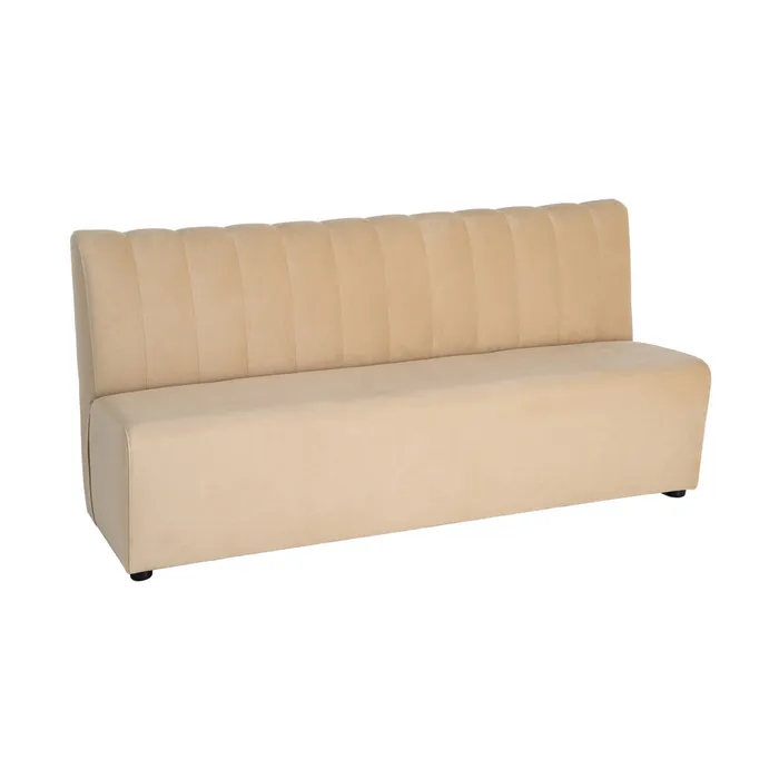 BANCO HOSTELERÍA BEIGE TEJIDO 180 X 60 X 90 CM - Imagen 2