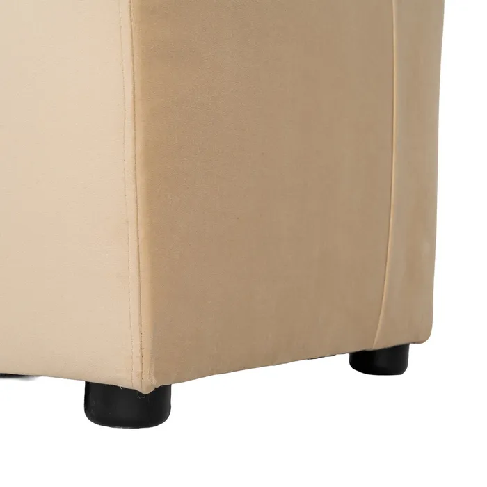 BANCO HOSTELERÍA BEIGE TEJIDO 180 X 60 X 90 CM - Imagen 8