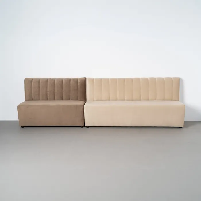 BANCO HOSTELERÍA BEIGE TEJIDO 180 X 60 X 90 CM - Imagen 10