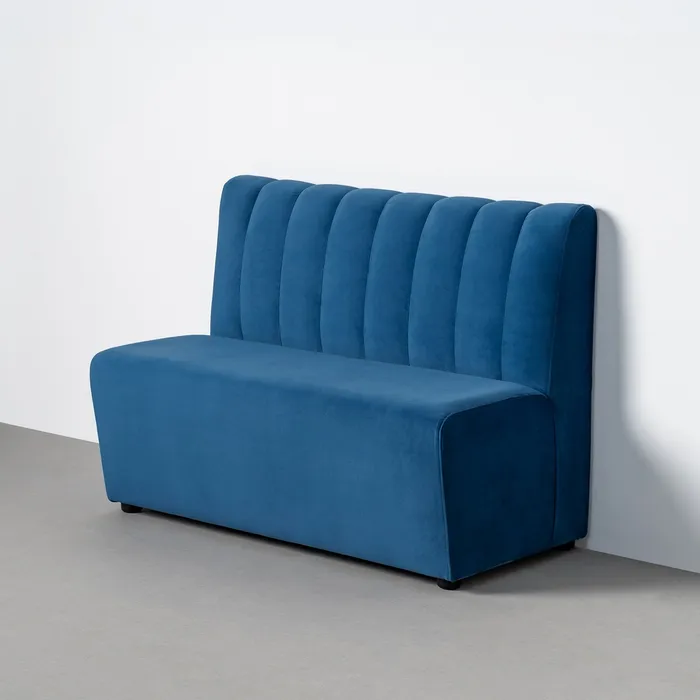 BANCO HOSTELERÍA AZUL TEJIDO 120 X 60 X 90 CM - Imagen 9