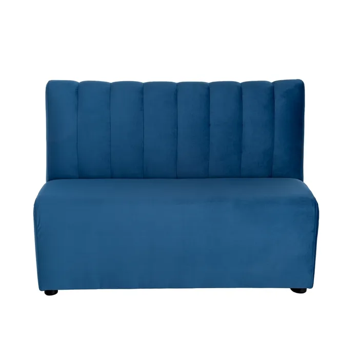 BANCO HOSTELERÍA AZUL TEJIDO 120 X 60 X 90 CM - Imagen 3