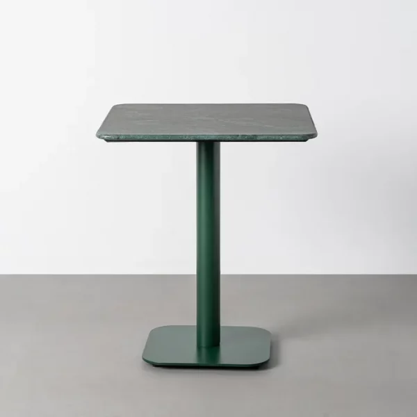 MESA VERDE PIEDRA NATURAL-METAL 65 X 65 X 75 CM