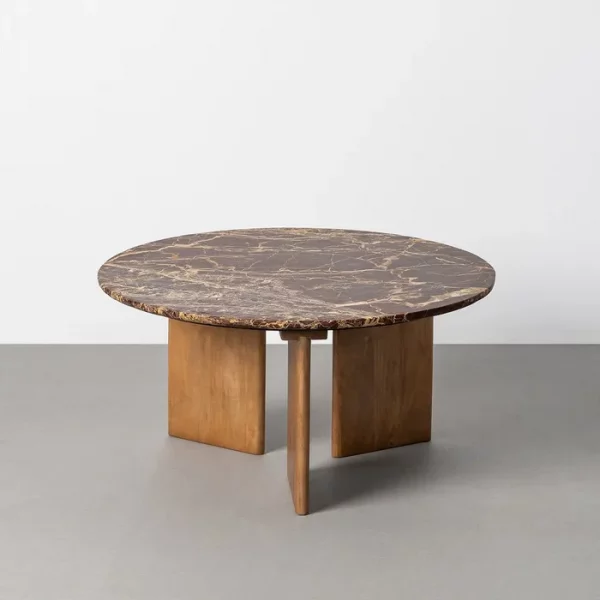 MESA CENTRO BURDEOS 80 X 80 X 40 CM