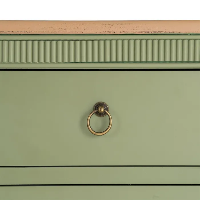 MESITA NATURAL-VERDE MADERA 50 X 38 X 72 CM - Imagen 5