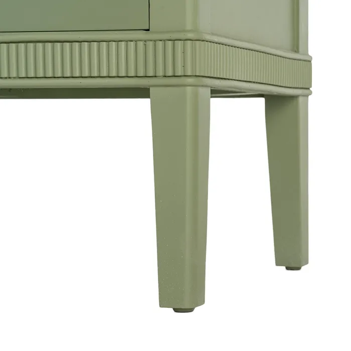 MESITA NATURAL-VERDE MADERA 50 X 38 X 72 CM - Imagen 7