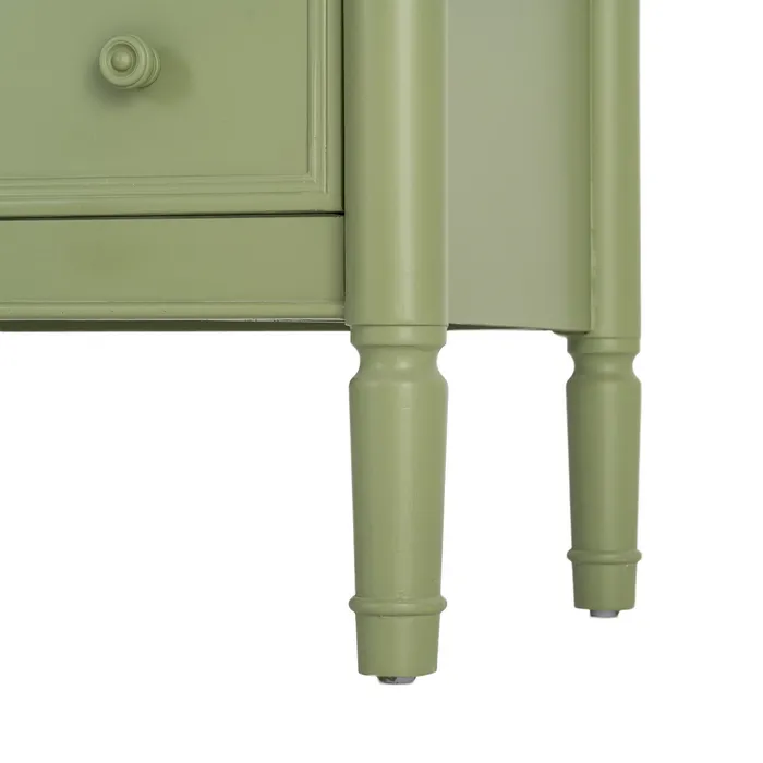 MUEBLE AUXILIAR NATURAL-VERDE MADERA 80 X 45 X 60 CM - Imagen 7
