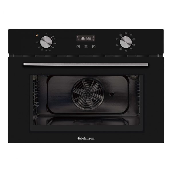 HORNO JOHNSON 45CM 45L 8 FUNCIONES DISPLAY CRISTAL NEGRO