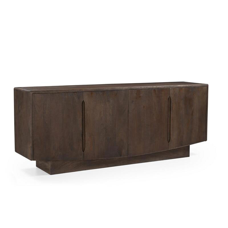 APARADOR MADERA MINDI MARRON 200x38x80 CM