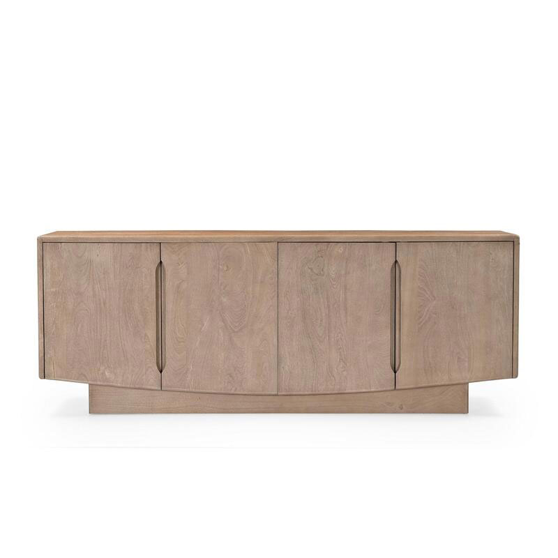 APARADOR MADERA MINDI MARRON 200x38x80 CM