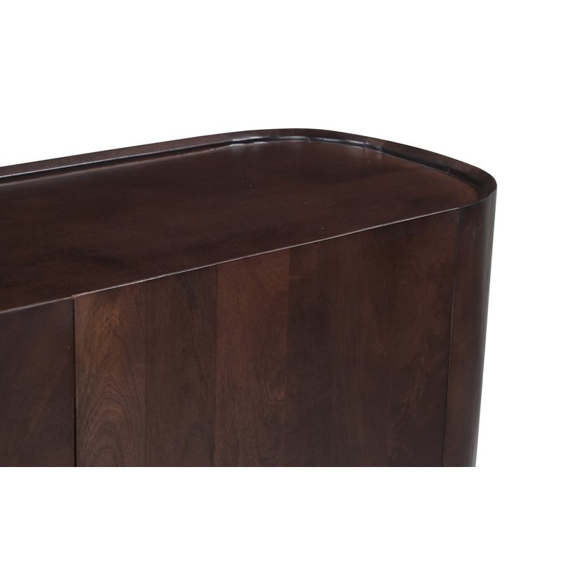 APARADOR MADERA MINDI MARRON 170x40x75 CM - Imagen 4