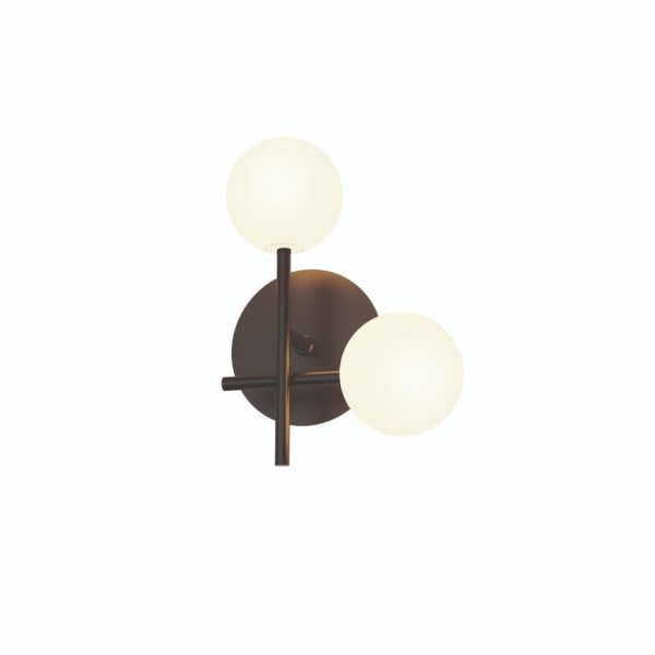 APLIQUE 2 LUCES CELLAR NEGRO 7635 MANTRA