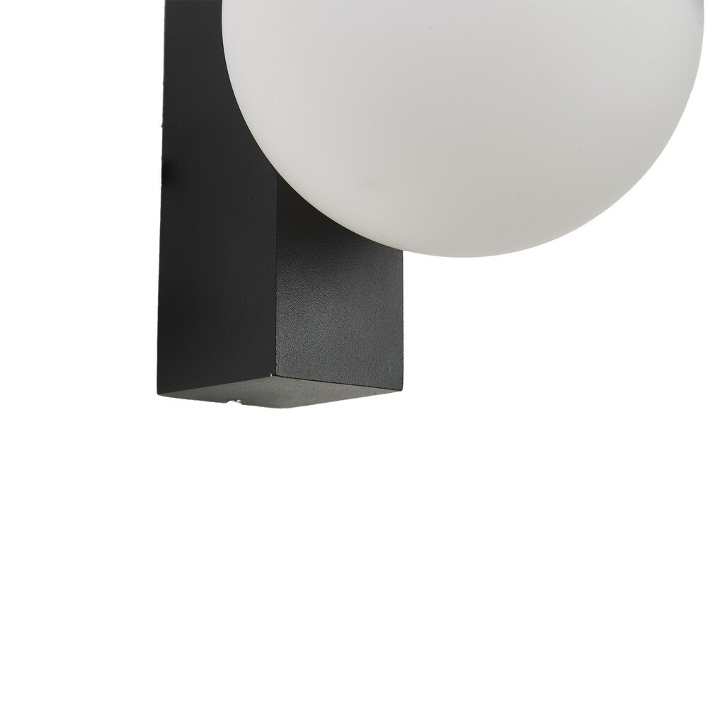 APLIQUE EXTERIOR INTERLAKEN G9 NEGRO 9609 MANTRA - Imagen 4