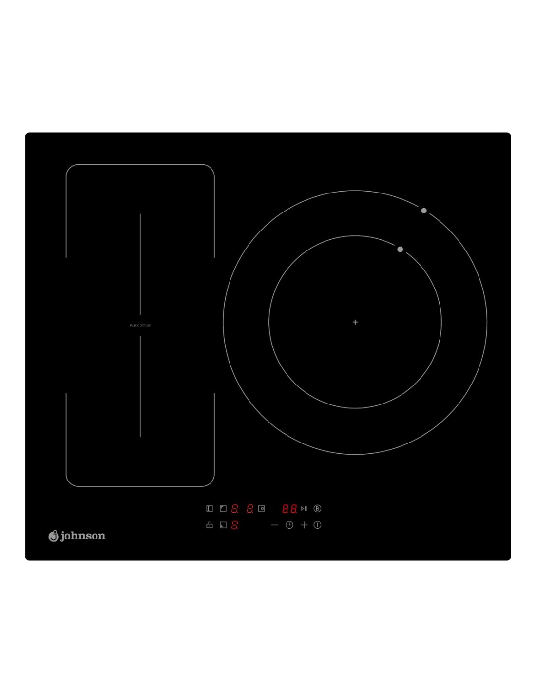 PLACA INDUCCION FLEXIBLE JOHNSON 60CM 3 ZONAS JINDU3Z32FLEX