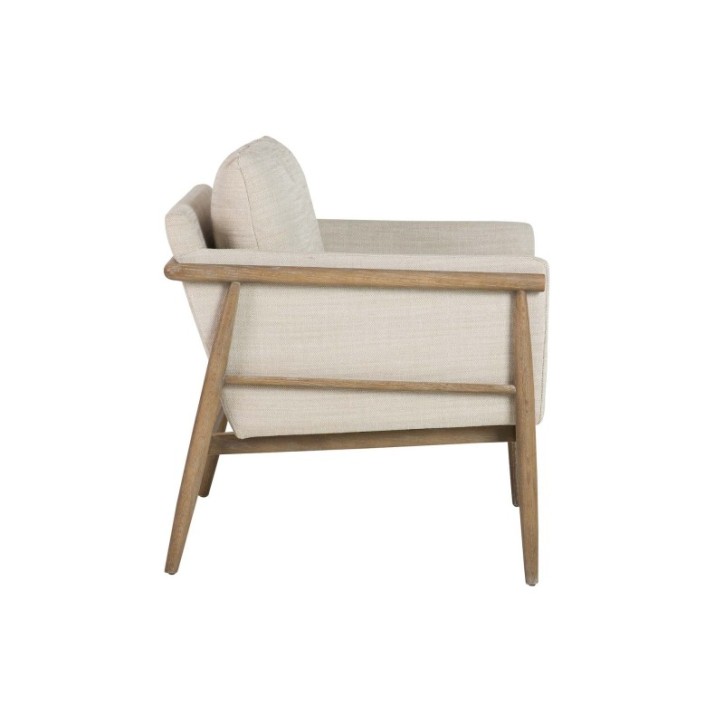 SILLON MADERA FRESNO BEIGE 77x74x72 CM - Imagen 2