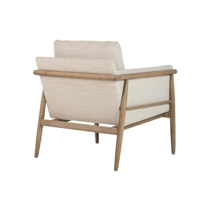SILLON MADERA FRESNO BEIGE 77x74x72 CM - Imagen 3