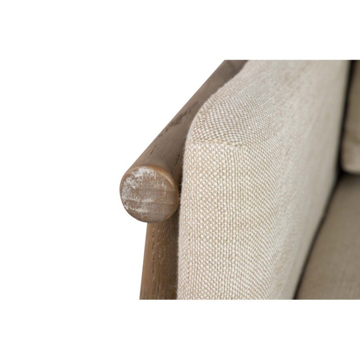 SILLON MADERA FRESNO BEIGE 77x74x72 CM - Imagen 7