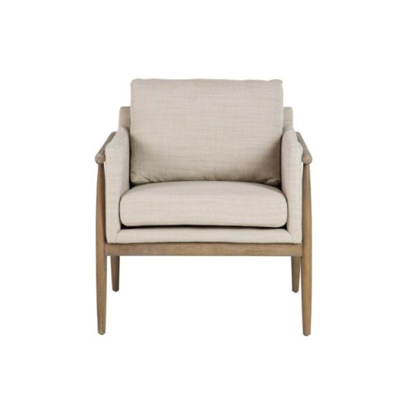 SILLON MADERA FRESNO BEIGE 77x74x72 CM
