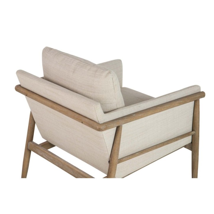 SILLON MADERA FRESNO BEIGE 77x74x72 CM - Imagen 8