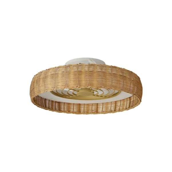 KILIMANJARO VENTILADOR RATAN LED 7811 MANTRA