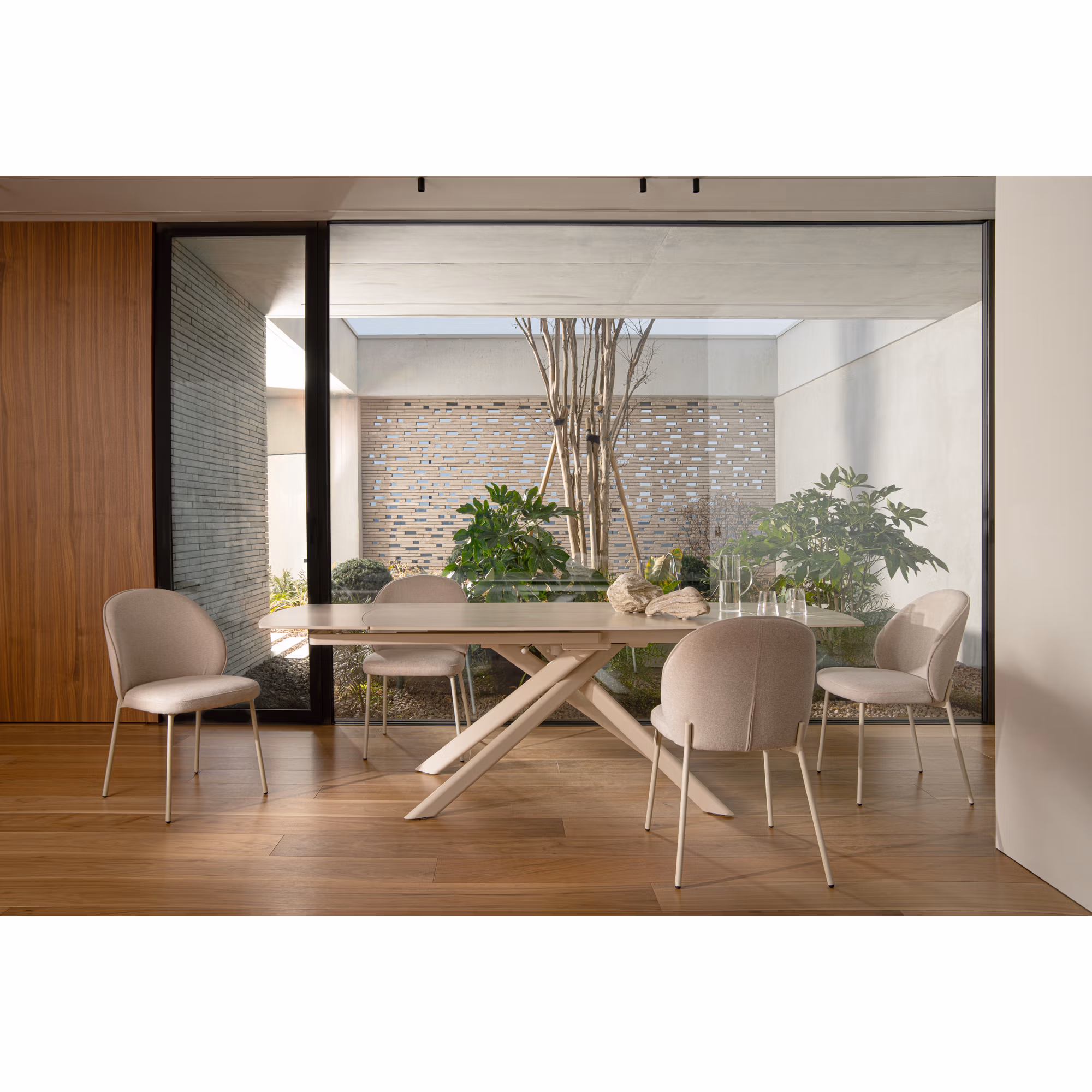 MESA EXTENSIBLE JOAKIM 160-240X90 IVORY - Imagen 7