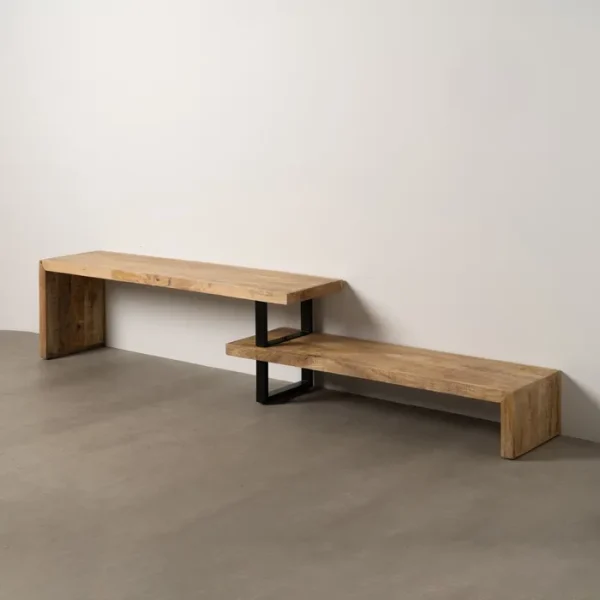 MUEBLE AUXILIAR MARRÓN-NEGRO 265 X 40 X 50 CM
