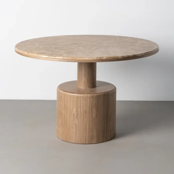 MESA COMEDOR MÁRMOL-DM 120 X 120 X 76 CM
