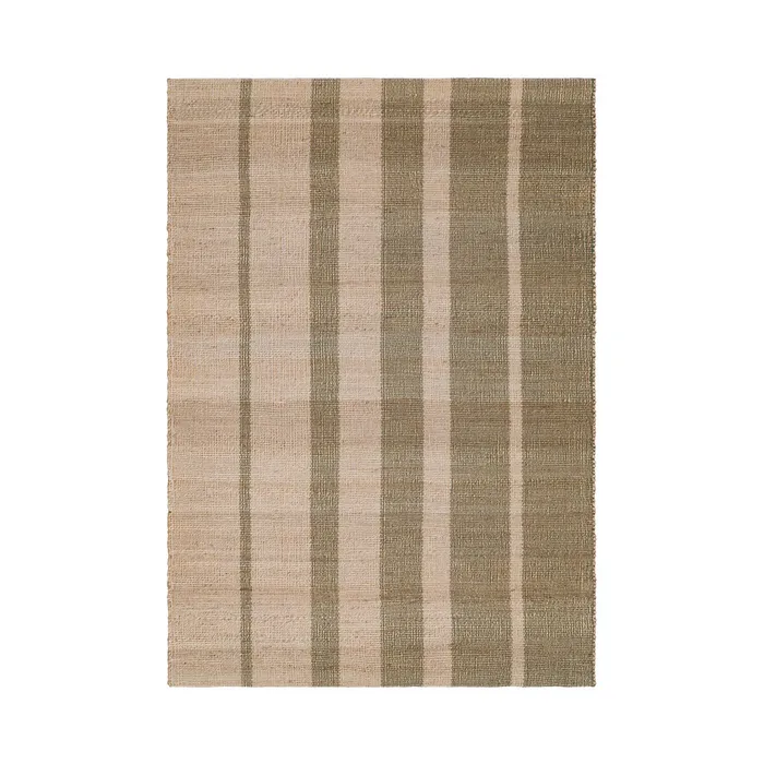 ALFOMBRA RAYAS NATURAL YUTE-ALGODÓN 160 X 230 CM - Imagen 7