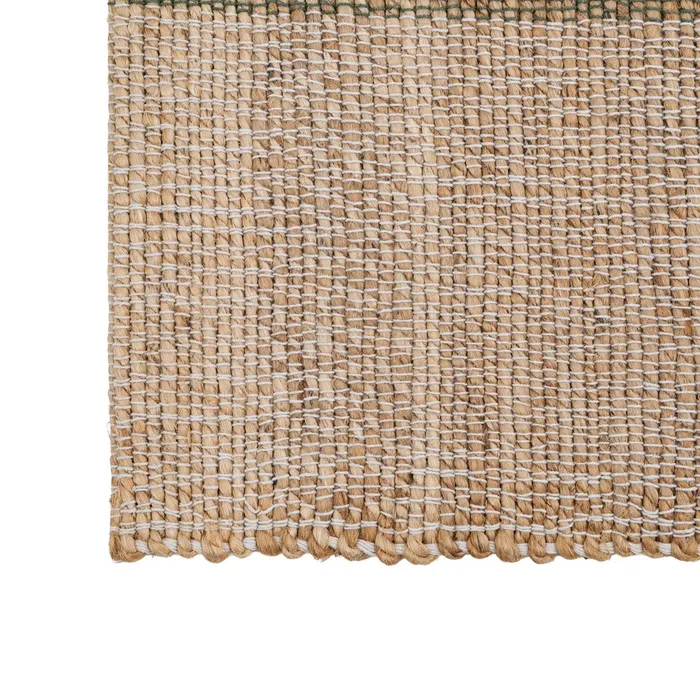 ALFOMBRA RAYAS NATURAL YUTE-ALGODÓN 160 X 230 CM - Imagen 4