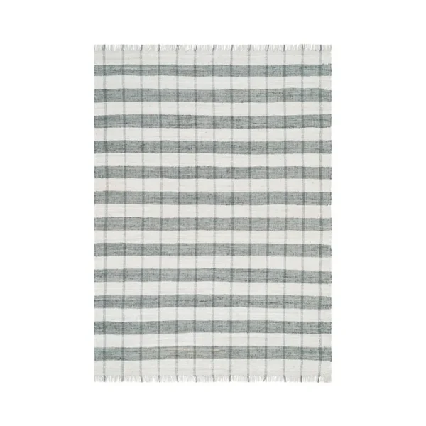 ALFOMBRA RAYAS ALGODÓN / POLIÉSTER 160 X 230 CM