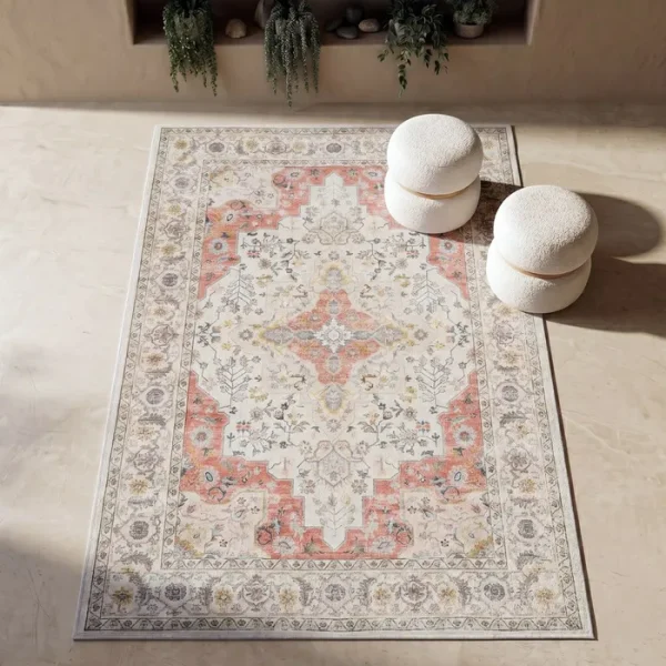 ALFOMBRA SELLO POLIÉSTER DECORACIÓN 160 X 230 CM