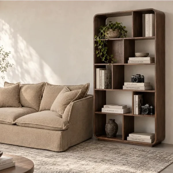 ESTANTERÍA MADERA DE MANGO 100 X 30 X 180 CM